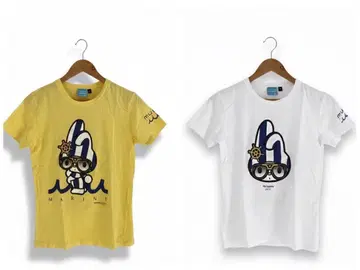 [ 2장 SET ] muta MARINE 반팔 T셔츠 마이멜로디 콜라보