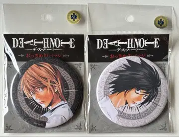 데스노트 DEATH NOTE 마루이 오키메 캔뱃지 야가미 라이토 L
