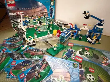 LEGO 3408 3409 축구 스타디움 TV&서포트 크루