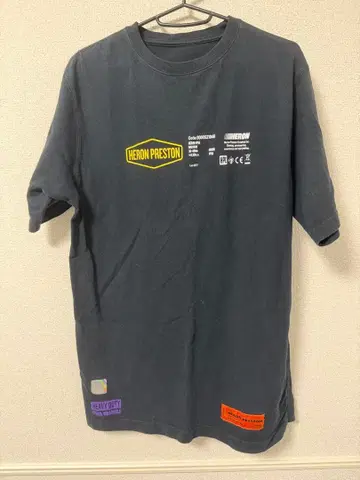HERON PRESTON 티셔츠 블랙