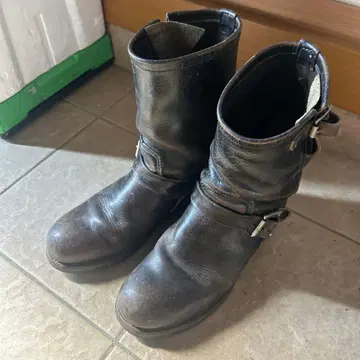 REDWING 엔지니어 부츠 블랙 PT91 차심 25cm