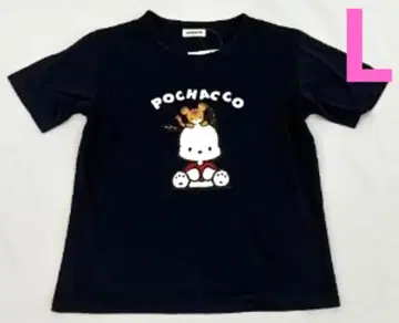 새상품 포차코 반팔 T셔츠 네이비 L사이즈 산리오 Sanrio 반팔