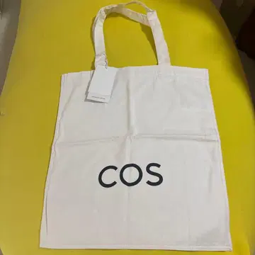 [ 미사용 새상품 ] COS 코스 토트백 에코백 캔버스 화이트