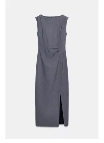 ZARA 드레이프 미디 원피스