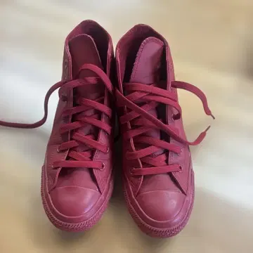 컨버스 올스타 하이컷 레드 22.5cm