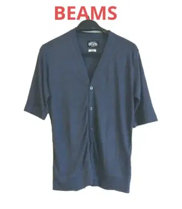 빔즈 BEAMS 린넨 가디건 플란더스 린넨 반팔