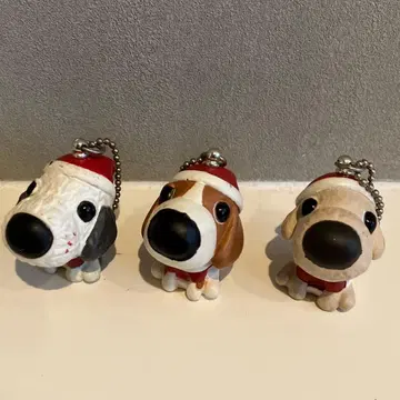 3F THE DOG 마스코트 3점 세트 크리스마스 산타견