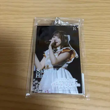 하스노소라 디지털 트레이딩 카드 아크릴 키링 사쿠라이 히나 R003