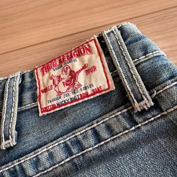 90s USA 제 TRUE RELIGION 데미지 데님 팬츠