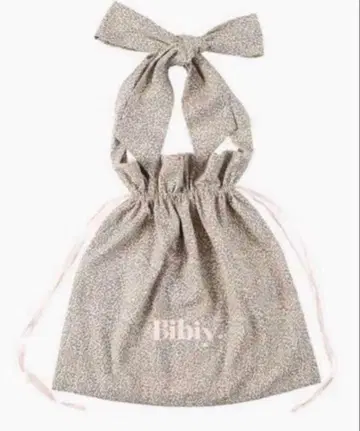 Bibiy 레오파드 토트백 리본