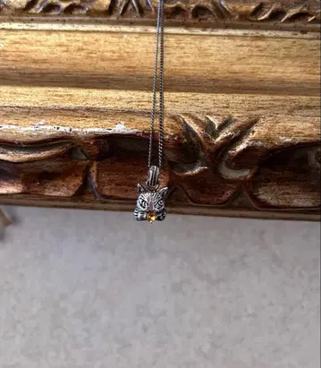와치필드 고양이 다얀 실버 목걸이 silver925