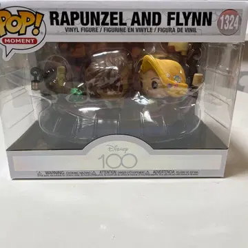 Funko POP MOMENT 라푼젤 & 플린 피규어 100주년