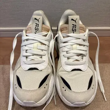 PUMA RS-X 스니커즈 화이트 베이지