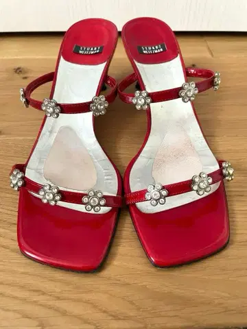 스튜어트 와이츠먼 Stuart Weitzman 빨간색 샌들 36.5