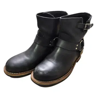 새상품급 BAKERS 베이커스 부츠 엔지니어 부츠 가죽 블랙 27.5cm