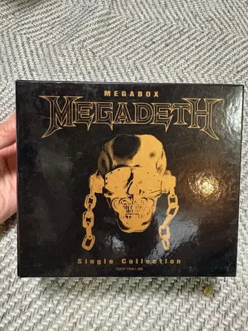 MEGADETH MEGABOX 싱글 컬렉션 씰 문구