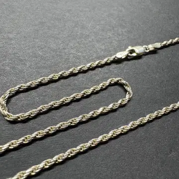 [ 이탈리아제 41cm 1.7mm ] 로프 체인 목걸이