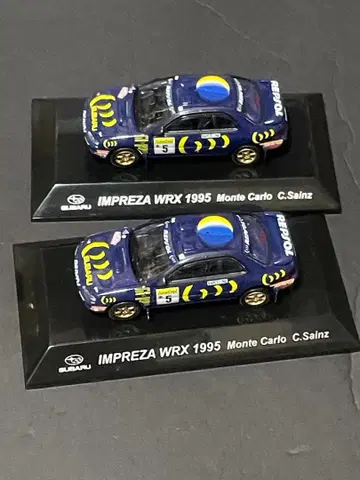 CM's 1/64 스바루 임프레자 1995 몬테카를로 2대 세트