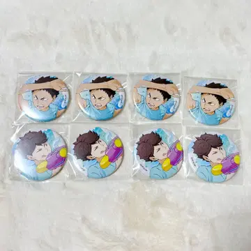 하이큐 오이카와 토오루 이와이즈미 하지메 물놀이 캔뱃지