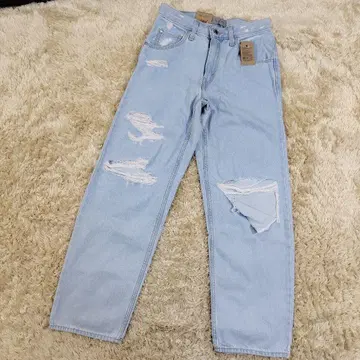 새상품 Levi's SilverTab 94'BAGGY 크러쉬 데님 팬츠