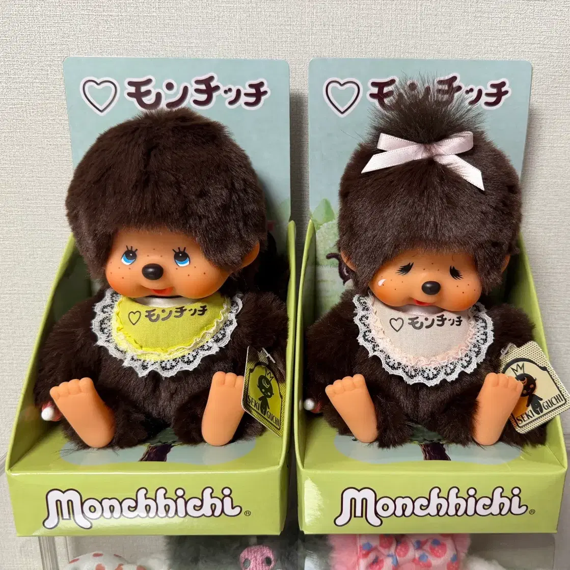 Monchhichi 30th Anniversary Beige Couple | Bunjang Global
