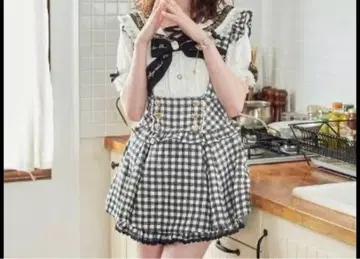 리즈리사 LIZLISA 치마바지 깅엄 체크