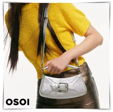 osoi 실버 미니백 숄더백