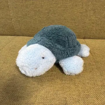 알파 레트로 거북이 봉제 인형 쇼와 레트로 블루