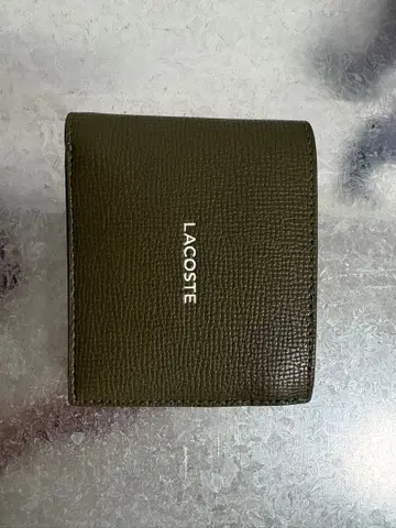 LACOSTE 접이식 지갑 올리브