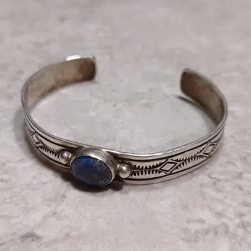 NAVAJO C.YAZZIE 라피스 라줄리 뱅글 SILVER925