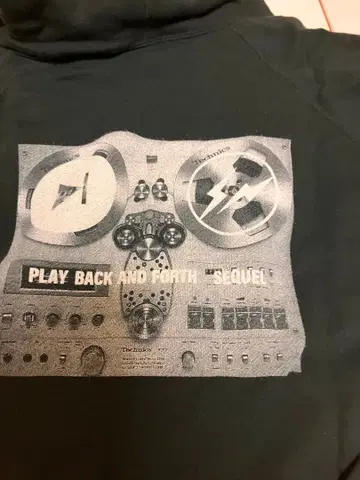 Sequel PLAY BACK AND FORTH fragment 후드티
