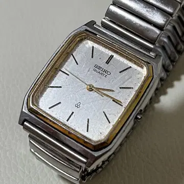 미사용품 SEIKO 스퀘어 손목시계 콤비 6030-5430 빈티지