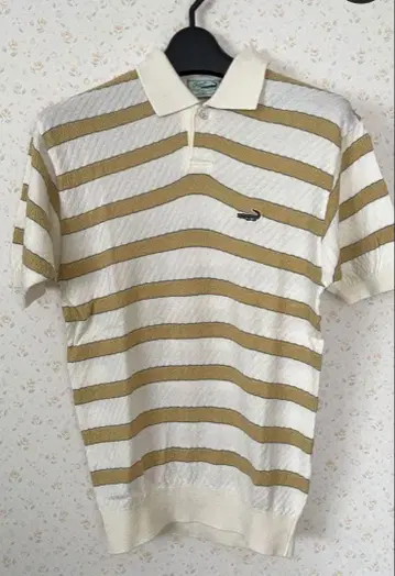 Lacoste 스트라이프 피케 셔츠 M