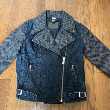 ( K25852 ) 새상품급 리바이스 데님 더블 라이더 자켓 XS