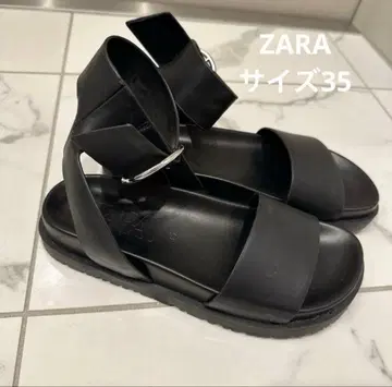 [ 미사용 새상품 ] ZARA 스트랩 샌들 35