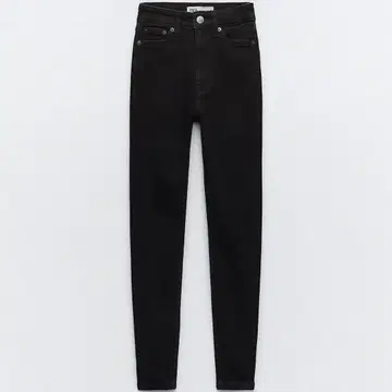 ZARA ZW '80S SKINNY HIGH-WAIST 데님 팬츠