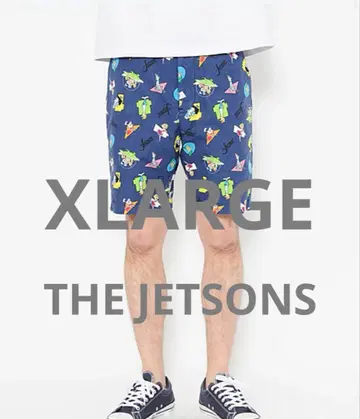 레어 XLARGE x THE JETSONS COLLECTION 하프 팬츠