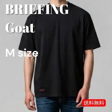 BRIEFING GOAT T셔츠 블랙 브리핑 반팔 셔츠