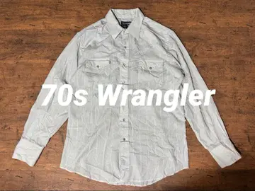 70s 빈티지 Wrangler 랭글러 셔츠 USA제