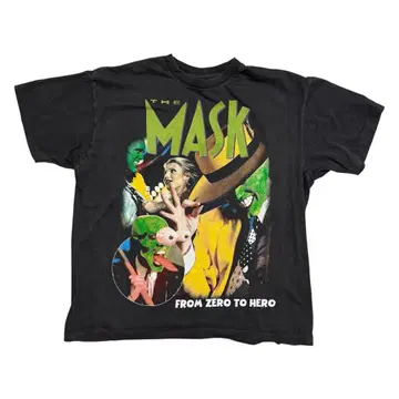 THE MASK MOVIE 짐 캐리 마스크 무비T셔츠