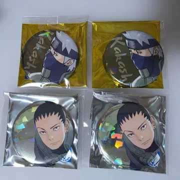 하타케 카카시 나라 시카마루 NARUTO 난자타운 캔뱃지