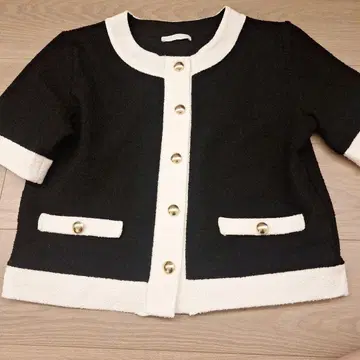 ZARA 반팔 니트 L 사이즈