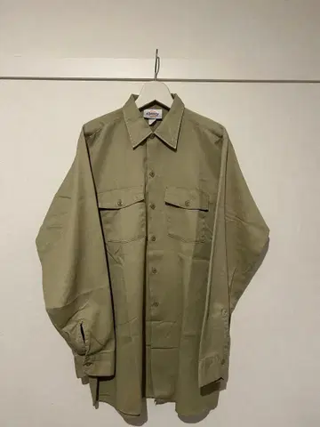 80s 90s Dickies 긴팔 워크 셔츠 미국제
