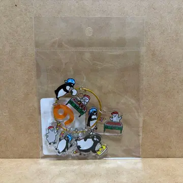 Suica 펭귄 9연 아크릴 키링
