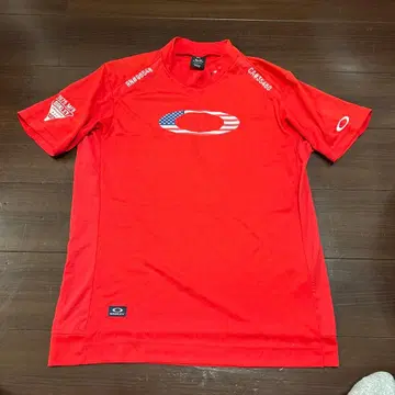 OAKLEY 반팔 셔츠 레드 US L/JPN XL
