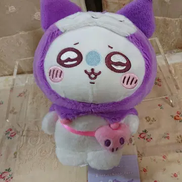 산리오 쿠로미 치이카와 (먼작귀) 모몽가 봉제 인형 마스코트
