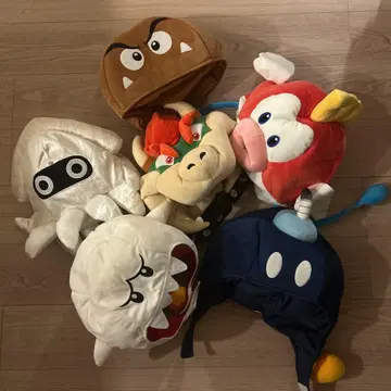 USJ 쿠파 푸크푸크 봄병 테레사 게쏘 밤 모자 세트