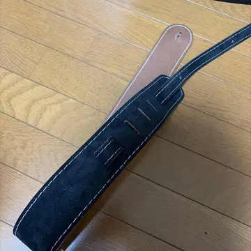 기타 스트랩 스웨이드 느낌 블랙