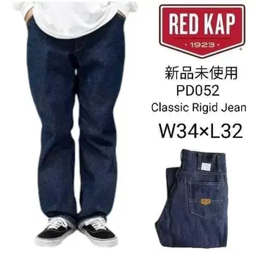 미사용 새상품 RED KAP 리지드 데님 팬츠 W34 x L32 레드캡