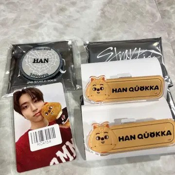 Stray Kids 한 트레이딩 카드 네임 배지 HANQUOKKA 세트